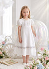 Fairytale Garden Dress in White| Heirloom Girls Dresses