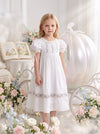 Fairytale Garden Dress in White| Heirloom Girls Dresses