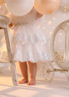 Toddler Cake Smash Tutu Party Dress in White