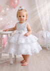 Baby Girl White Sequin Party Dress Cake Smash Outfit Girl