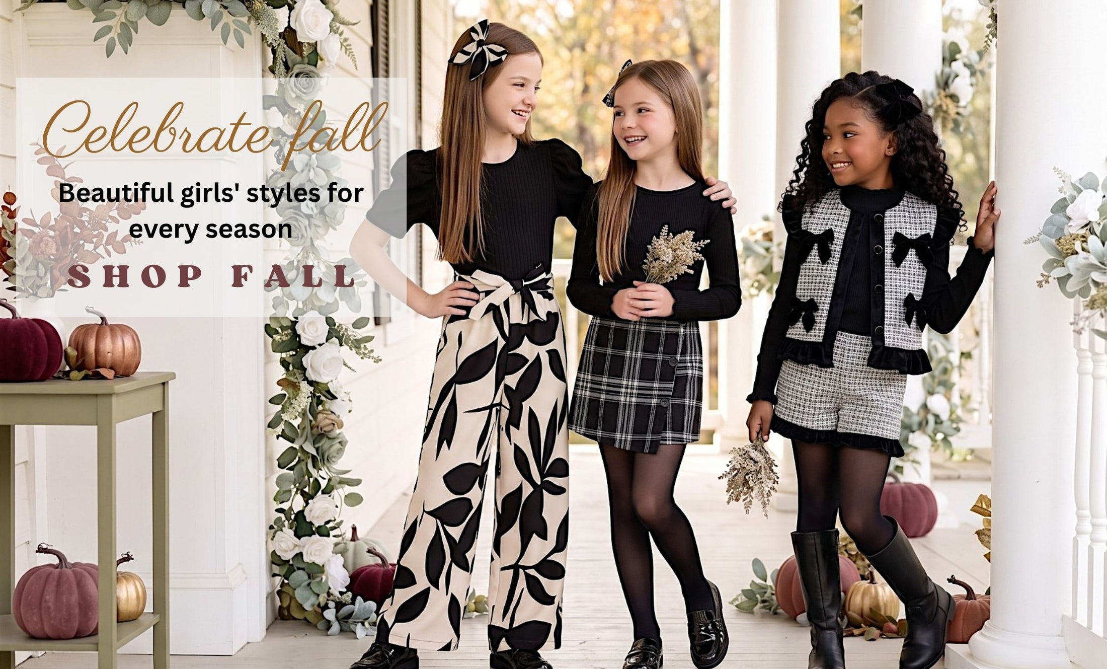 Girls Fall Clothing Collection By Hannah Rose Children's Boutique