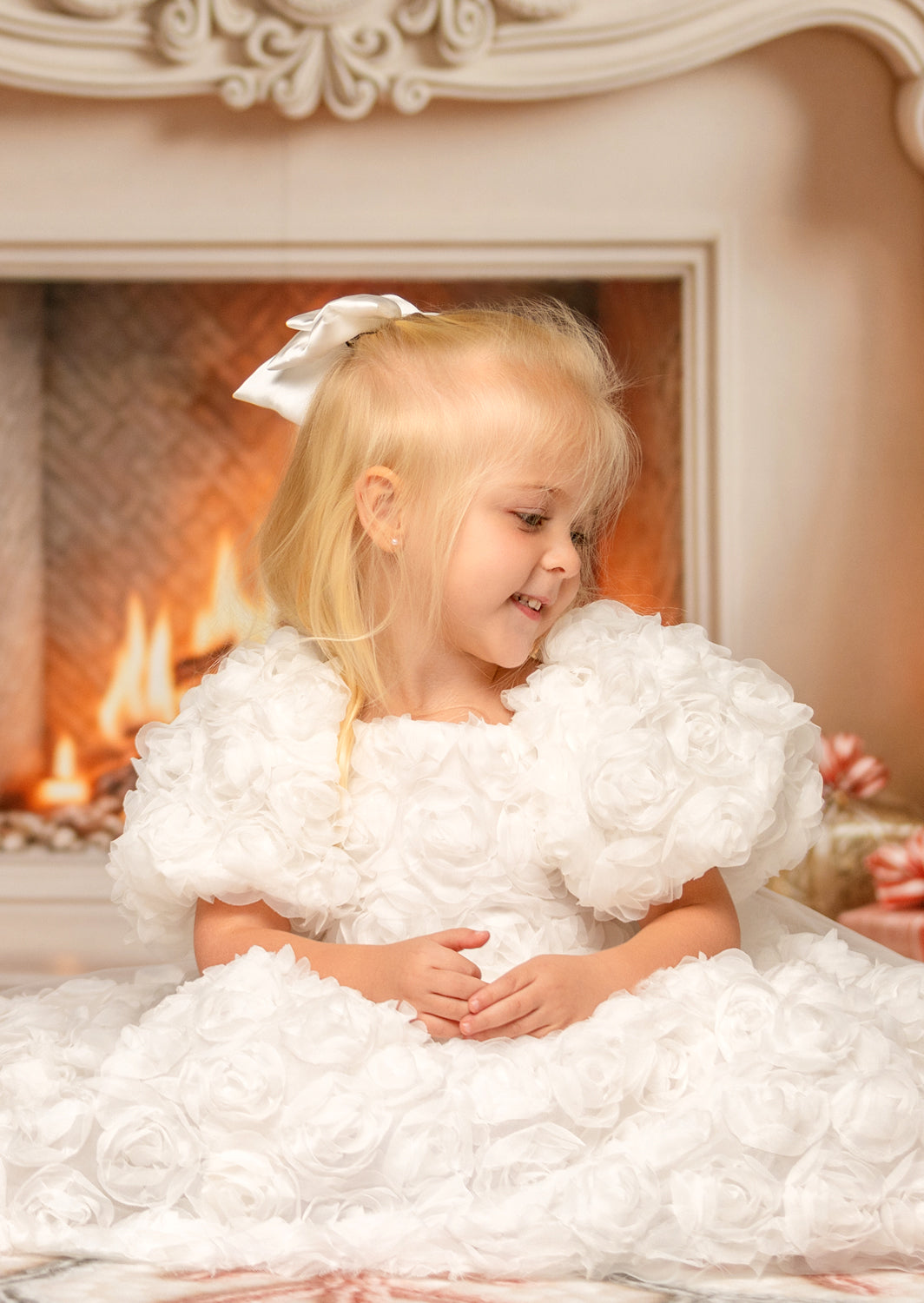 Fleur de Neige Gown — “Snow Flower” in French.