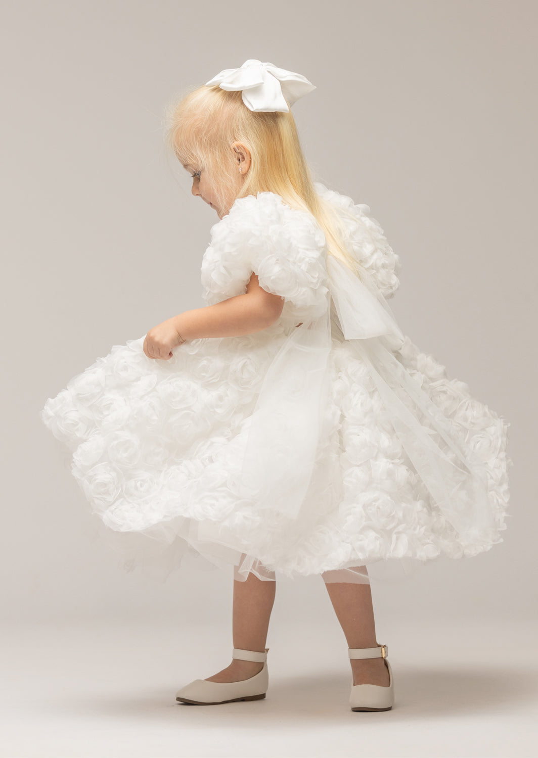 Fleur de Neige Gown — “Snow Flower” in French.