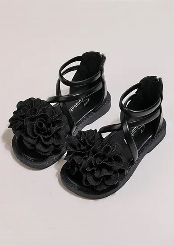 toddler girl black sandals