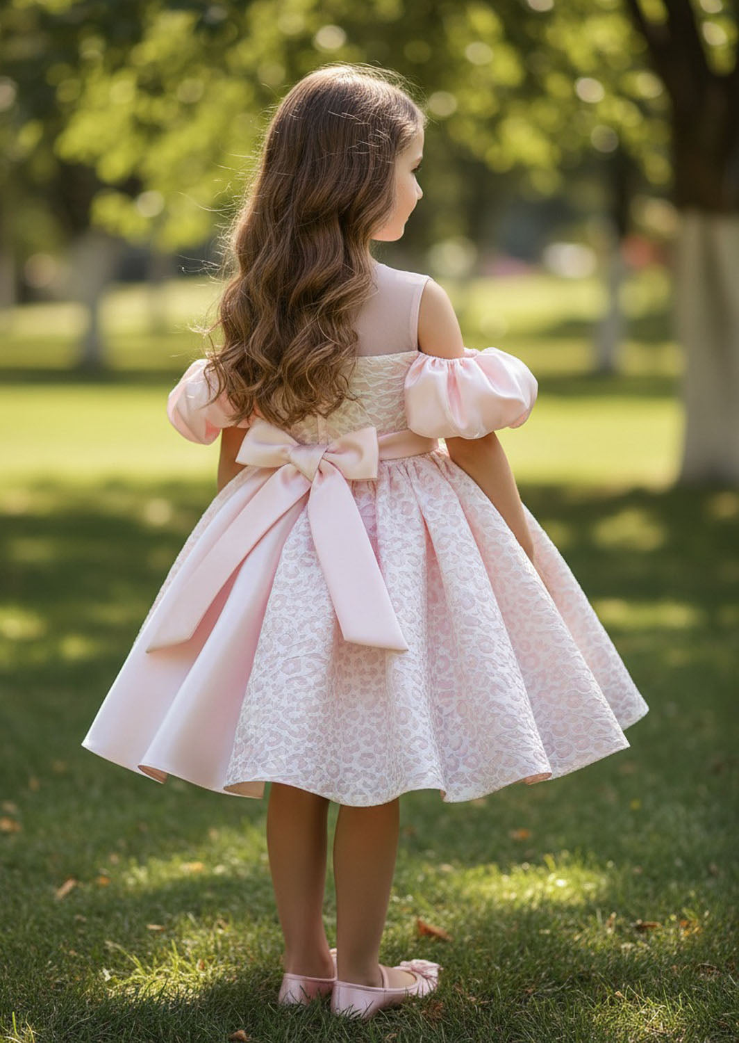 Toddler Girl Francesca Party Special Occasion Flower Girl Dress Pink