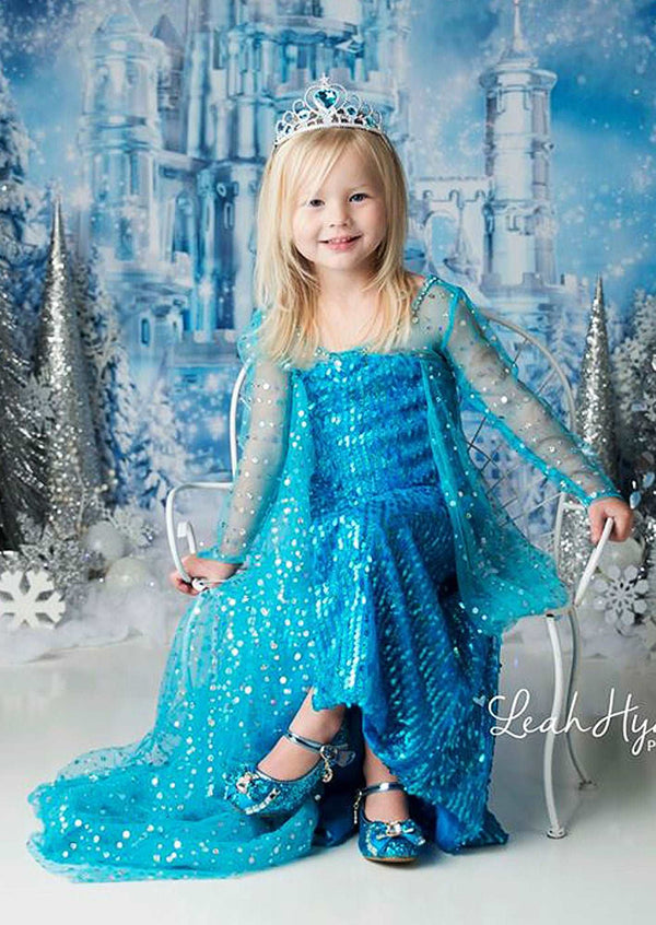 Frozen Elsa Toddler & Little Girls Costume 