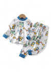 Kids tractor print pajamas