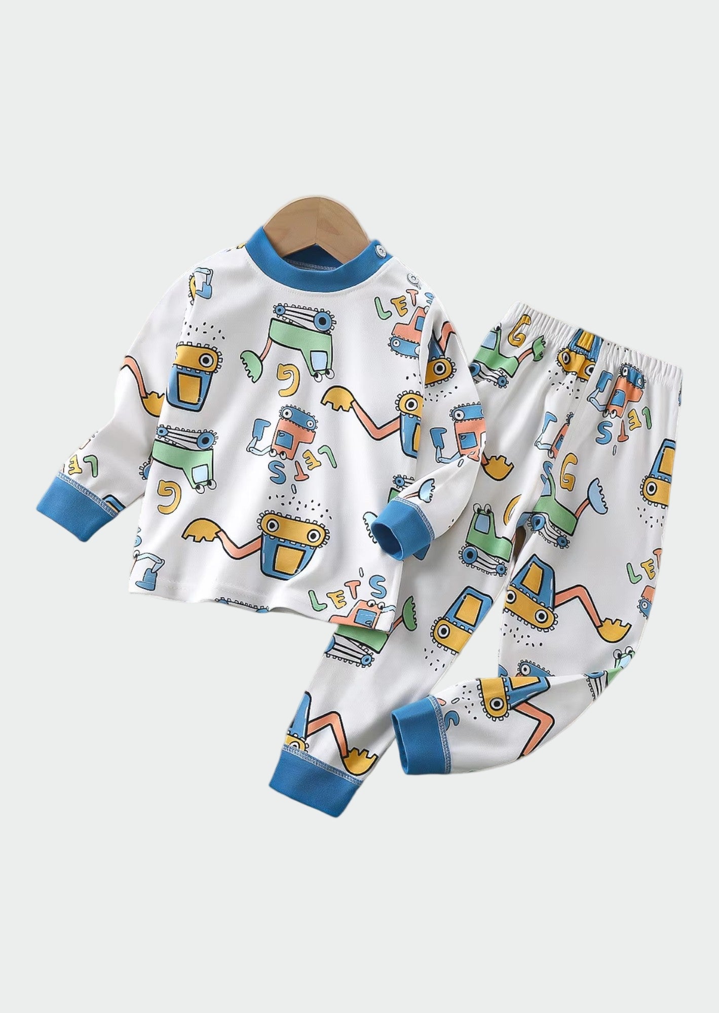 Whacky Tractor Boys 2 Pc Pajamas