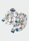 Whacky Tractor Boys 2 Pc Pajamas