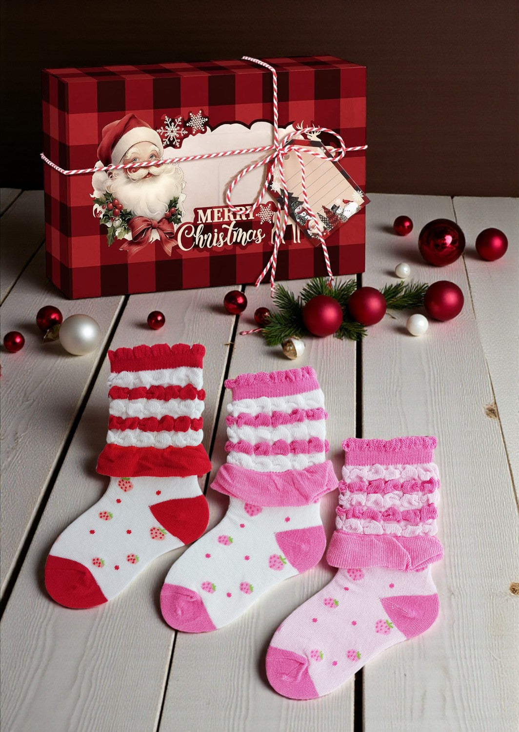 Petite Berries Socks Gift Box - 3 Pack