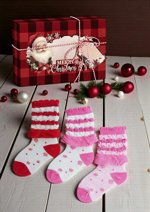 Petite Berries Socks Gift Box - 3 Pack