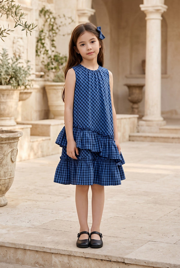 Diagonal Ruffle Dress for Girls | Girls & Tween Fall Clothing