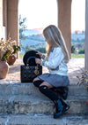 Toddler Classic Black Check Sweater & Skirt Set | Girls Fall Clothing