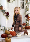 Brown Plaid Skirt Set | Girls Fall Clothes /Outfits -Fall Tween Outfit