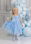 The Glass Petal Gown in Cinderella Blue