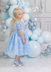 The Glass Petal Gown in Cinderella Blue