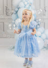 The Glass Petal Gown in Cinderella Blue
