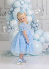 The Glass Petal Gown in Cinderella Blue