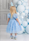 The Glass Petal Gown in Cinderella Blue