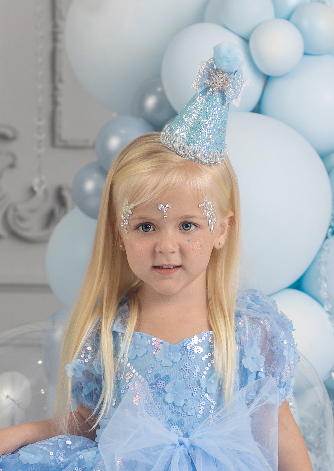 The Glass Petal Gown in Cinderella Blue