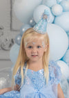 The Glass Petal Gown in Cinderella Blue