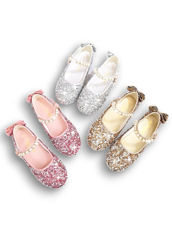 girls birthday party glitter shoes