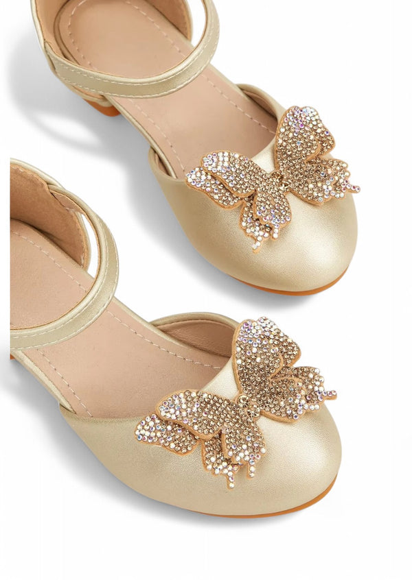 Gold Sparkle Buttery Shoes