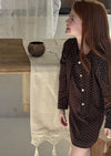 Gossamer Dress & Cardigan Set