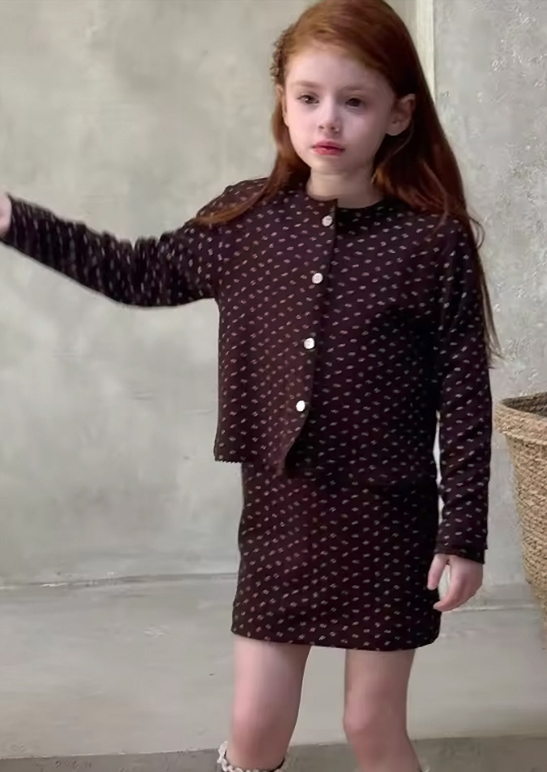 Gossamer Dress & Cardigan Set