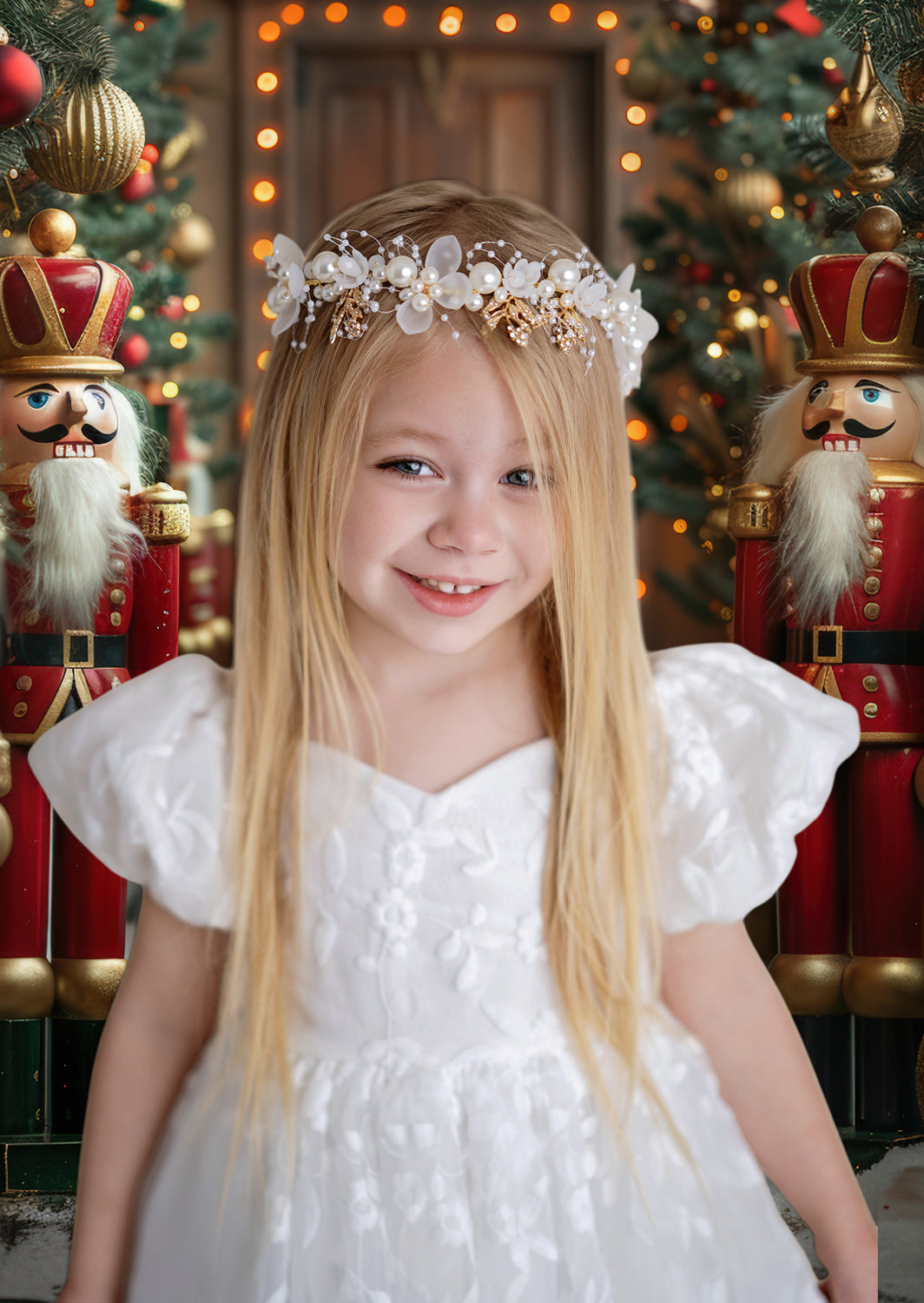 Grace Knee Length White Lace Special Occasion Dress