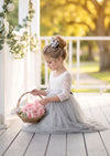 Gray Flower Girl Dress - Flower Girl Dresses