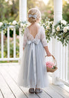 Gray Flower Girl Dress - Flower Girl Dresses