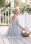 Gray Flower Girl Dress - Flower Girl Dresses