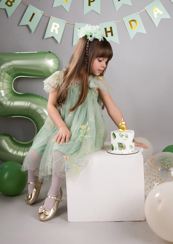 Willow Butterfly Floral Tutu Dress