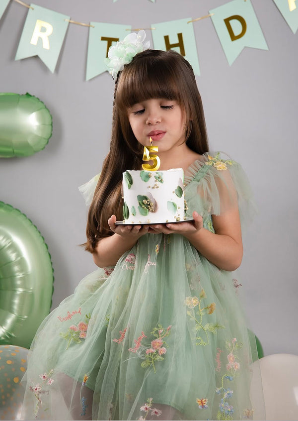 Willow Butterfly Floral Tutu Dress