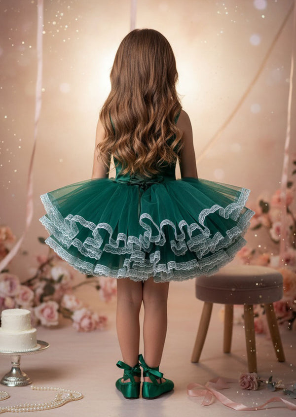 Odette Tutu Dress Deep Emerald