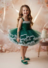 Odette Tutu Dress Deep Emerald