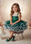 Odette Tutu Dress Deep Emerald