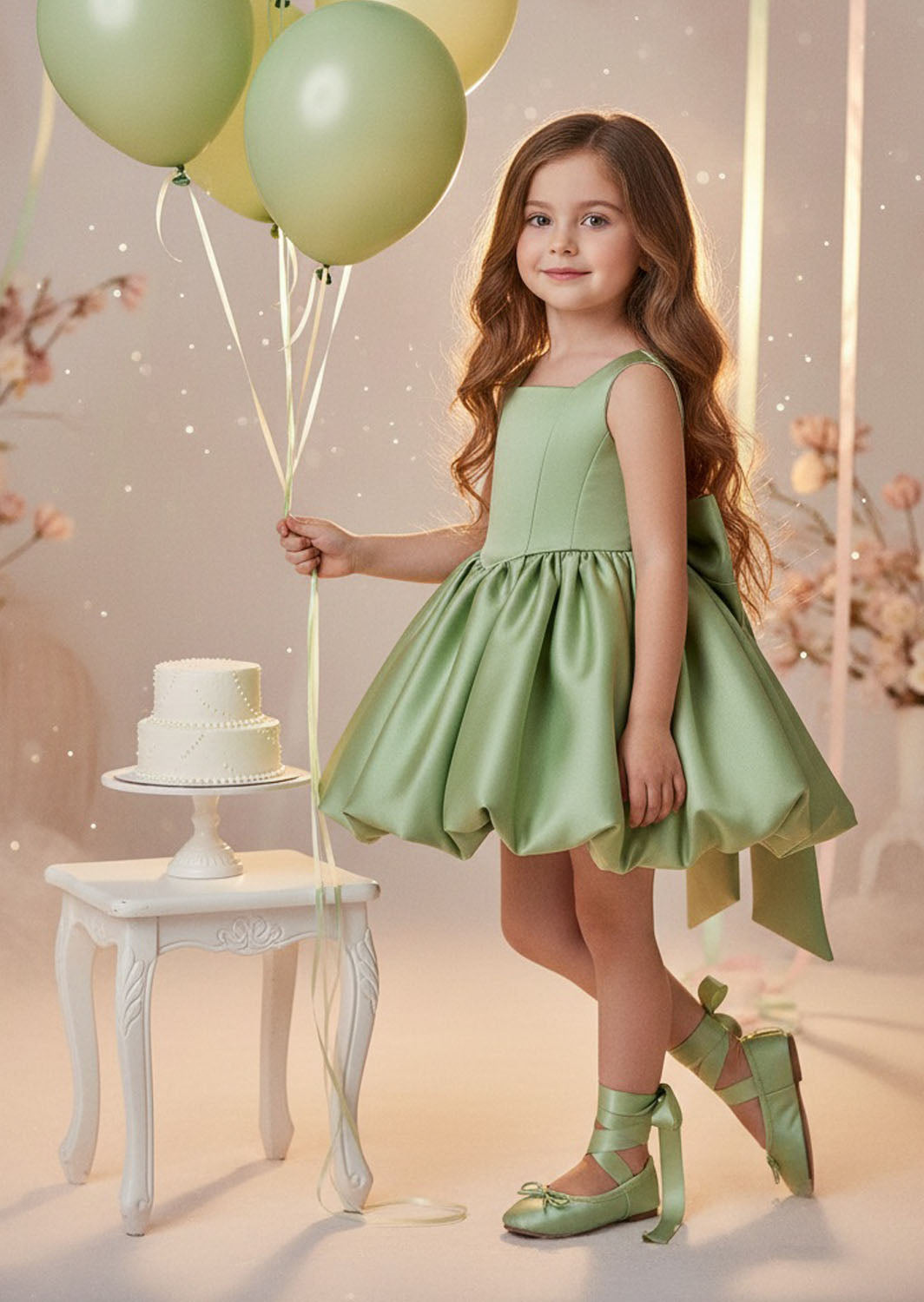 Calliope Dress Green