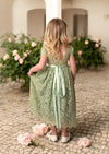 Girls sage lace dresses for weddings