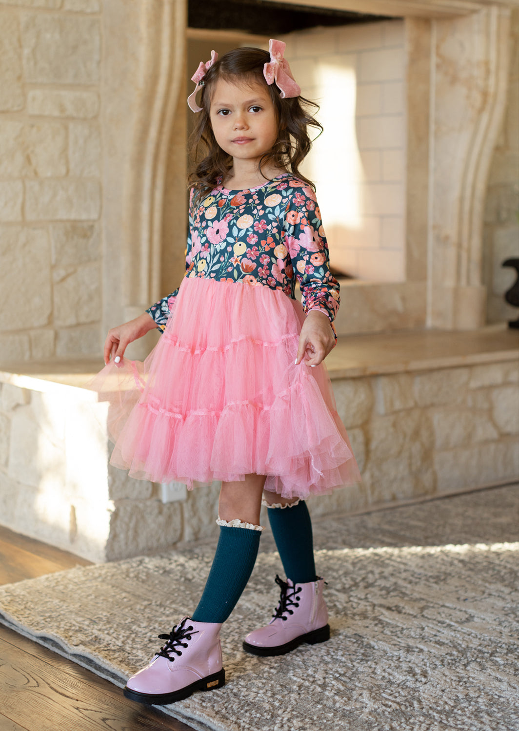 pink twirly twirl dresses