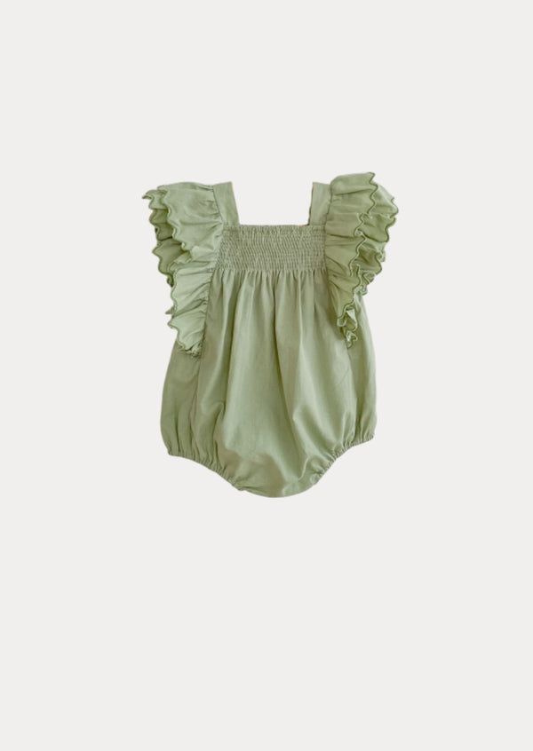 Greta Romper in Sage