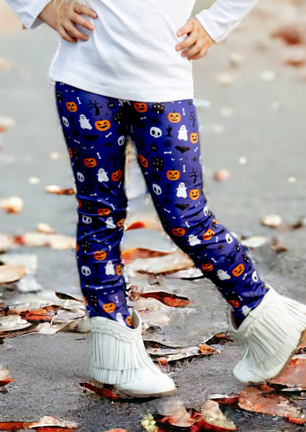 Girls Halloween leggings