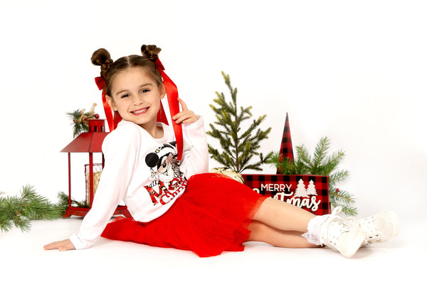 Mickey & Minnie Merry Christmas Tee Shirt