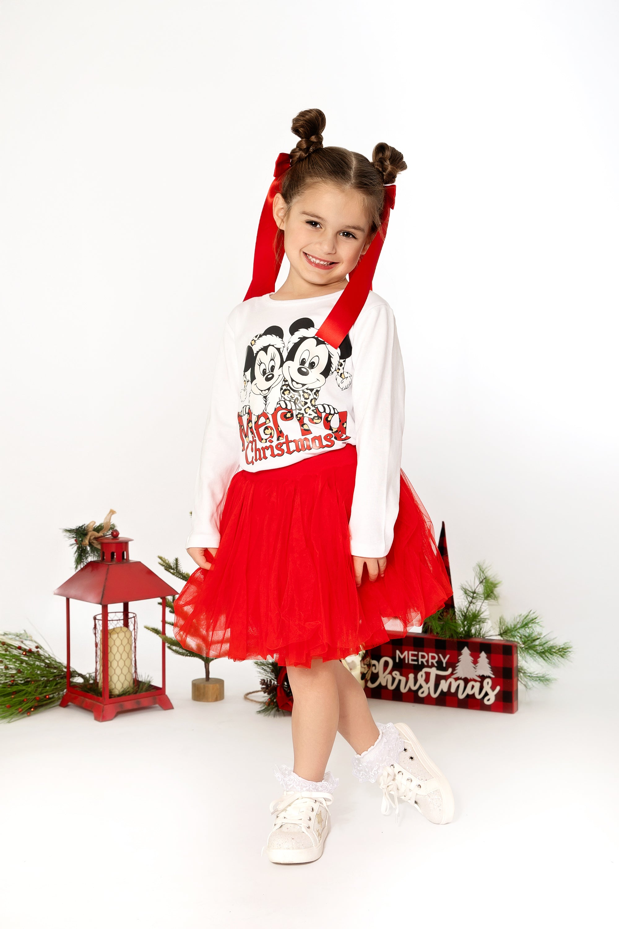 Mickey & Minnie Merry Christmas Tee Shirt