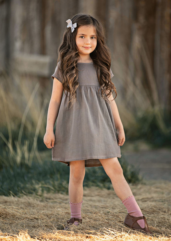 Toddler Girl Linen Dresses 