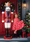 Ho Ho Ho Twirl Dress || Red