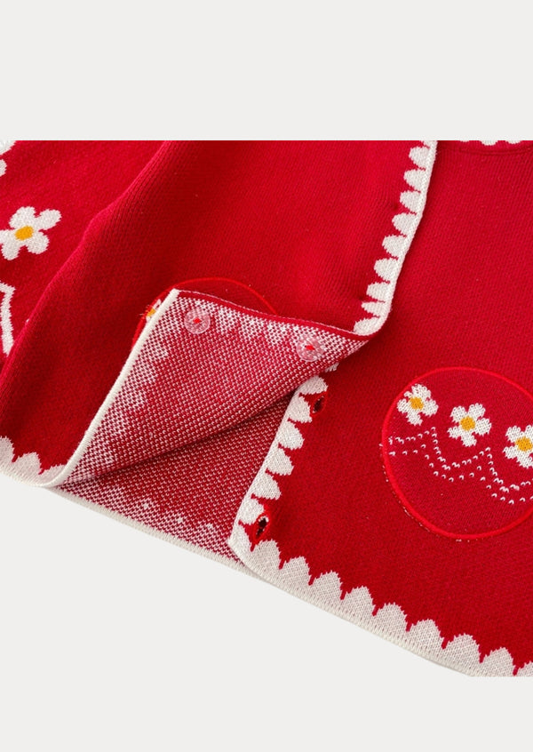 Holiday Red Cardigan