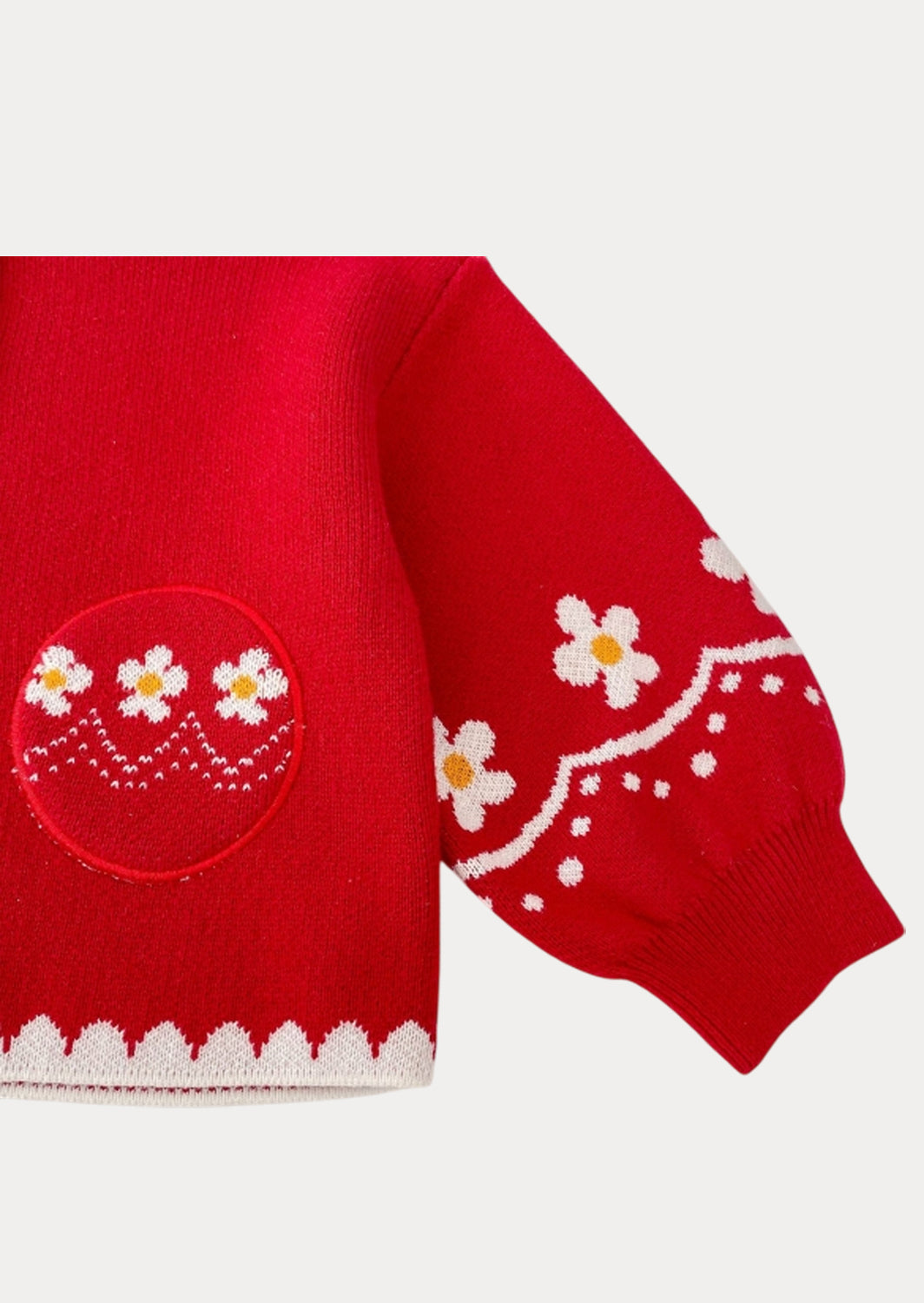 Holiday Red Cardigan