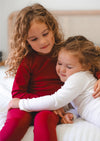 Holiday White Two-Piece Pajama Set